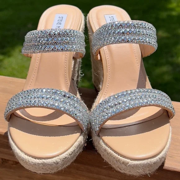 SS新作【安定感抜群！】Steve Madden Upton ウエッジサンダル SS新作【安定感抜群！】Steve Madden Upton ウエッジサンダル